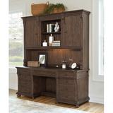 Hekman Executive Desk Wood in Brown | 52 H x 74 W x 15 D in | Wayfair 79422