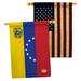 Breeze Decor Venezuela 2-Sided Polyester 3'3 x 2'3 ft. House Flag in Black/Red/Yellow | 40 H x 28 W in | Wayfair BD-CY-HP-108203-IP-BOAA-D-US14-BD