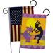 Breeze Decor Kokopelli Garden Flags Pack Southwest Regional Yard Banner 13 X 18.5 Inches Double-Sided Decorative Home Decor in Yellow | Wayfair