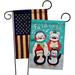 Ornament Collection Fa La Fun 2-Sided Polyester 18.5 x 13 in. Garden Flag in Blue/Red | 18.5 H x 13 W in | Wayfair