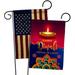 Ornament Collection 2-Sided Polyester 1'5 x 1 ft. Garden Flag in Blue/Red | 18.5 H x 13 W in | Wayfair OC-FR-GP-192486-IP-BOAA-D-US21-OC