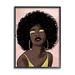 Stupell Industries Strong Woman w/ Glamour Cosmetics Glitz Eye Shadow by Marcus Prime - Graphic Art on Canvas in Brown | Wayfair af-946_fr_16x20