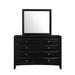 Dresser in Black - Global Furniture USA LINDA(FD0011B)-BL-D (M)