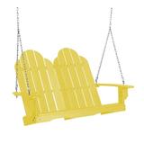 Wildridge Porch Swing Plastic in Yellow | 50 W in | Wayfair LCC-204-yellow