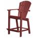 Wildridge Classic 38.5" High Outdoor Chair Plastic/Resin in Brown | 37 H x 26 W x 32 D in | Wayfair LCC-250-Cherry Wood