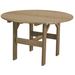 Wildridge Classic 46" Round Outdoor Table Plastic | 30 H x 46 W x 46 D in | Wayfair LCC-279-Cherry Wood