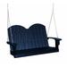 Wildridge Porch Swing Plastic in Blue | 28 H x 52 W x 29 D in | Wayfair LCC-203-patriot blue