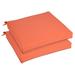 Eider & Ivory™ Mcneill Outdoor Sunbrella Seat Cushion in Red/Orange/Brown | 2.5 H x 19 W in | Wayfair B7EB5BF88F49480C86889A38F6AB897D