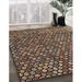 120 x 96 x 0.35 in Area Rug - Bungalow Rose Abstract Multi Area Rug Polyester/Wool | 120 H x 96 W x 0.35 D in | Wayfair