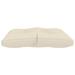Latitude Run® Pallet Outdoor Cushion 23.6" x 24" x 3.9" Fabric Polyester in White/Brown | 3.94 H x 24.02 W in | Wayfair