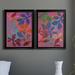 Red Barrel Studio® Vivid Stems I Premium Framed Print - Ready To Hang Canvas, Bamboo in Black/Blue/Green | 30.5 H x 22.5 W x 1.25 D in | Wayfair