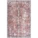 Red 29 x 0.16 in Area Rug - Bungalow Rose Jaelyne Performance Burgundy Machine Washable Area Rug Polyester | 29 W x 0.16 D in | Wayfair