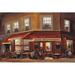 Red Barrel Studio® Bistro II by Timothy O' Toole - Wrapped Canvas Painting Canvas | 8 H x 12 W x 1.25 D in | Wayfair