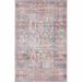 Blue/Brown 29 x 0.16 in Area Rug - Bungalow Rose Jaelyne Performance Blue/Beige/Rust Machine Washable Area Rug Polyester | 29 W x 0.16 D in | Wayfair