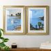 Longshore Tides Harbor Side II Premium Framed Print - Ready To Hang Paper in Gray | 24.5 H x 37 W x 1 D in | Wayfair