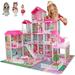 Xiangong Dollhouse Plastic | 24 H x 40 W x 31 D in | Wayfair A0B1B096KQXRMDA0B0