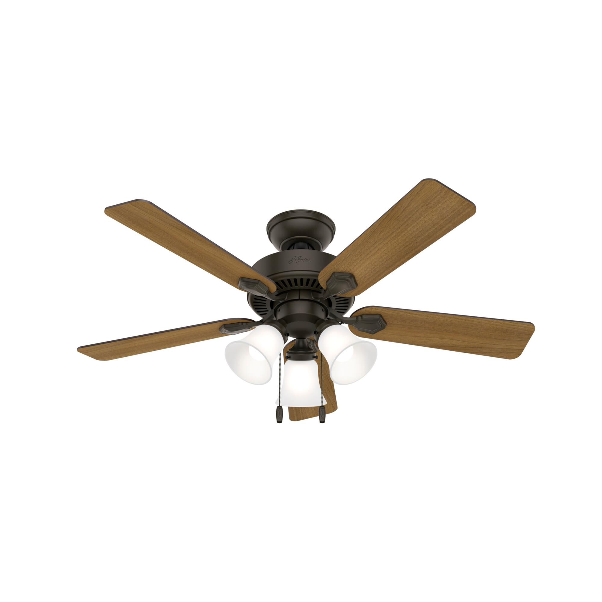 Hunter Fan Swanson 44 Inch Ceiling Fan with Light Kit - 50881