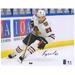 Philipp Kurashev Chicago Blackhawks Autographed 16'' x 20'' NHL Debut Skating Photograph