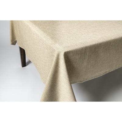 Wide Width TWEED TABLECLOTHS by LINTEX LINENS in Beige Green (Size 60" W 84" L)