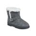 Women's Faux Wool Ankle Boot by GaaHuu in Grey (Size 9 M)