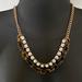 J. Crew Jewelry | J.Crew Tortoise Shell And Gem Statement Necklace | Color: Brown/Gold | Size: Os