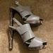 Jessica Simpson Shoes | Jessica Simpson Animal Heels | Color: Gray | Size: 8