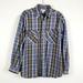 Carhartt Shirts | Carhartt Plaid Flannel Shirt 100% Cotton | Color: Blue/Cream | Size: Xl