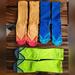 Nike Underwear & Socks | Bundle Nike Hyper Elite Dri-Fit Performance Socks | Color: Blue/Orange/Yellow | Size: Os