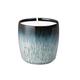 Denby - Halo Ceramic Candle - Hand-Poured Natural Wax Candle - 40 Hour Burn Time - Jasmine & Patchouli - Black, Grey Reactive Glaze Pot - in Gift Box