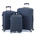 RMW 20/24/28" Small Large 3 Piece Set Suitcase Hard Shell Travel Trolley Hand Luggage (Navy)