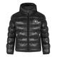 Chelsea FC Official Football Gift Boys Quilted Hooded Jacket Black 4-5 Years