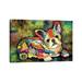 East Urban Home French Bulldog by Patricia Lintner - Wrapped Canvas Gallery-Wrapped Canvas Giclée Canvas | 8" H x 12" W x 0.75" D | Wayfair