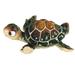 Bay Isle Home™ Ragnar Cute Sea Turtle Figurine Resin in Brown/Green | 2.75 H x 4 W x 3 D in | Wayfair D2A9A298086A43ADBEFEE6F026BB4311