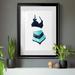 Dovecove Vintage Swimwear III - Picture Frame Painting Print on Paper in Black/Blue | 24.5 H x 18.5 W x 1.5 D in | Wayfair