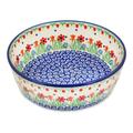 Red Barrel Studio® Babcia's Garden 24.08 Oz. Salad Bowl Ceramic/Earthenware/Stoneware in Blue/Brown/White | 2.2 H x 6.73 W x 6.73 D in | Wayfair