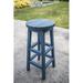 Andover Mills™ Knaack Patio Bar Stool Plastic in Blue | 30 H x 14 W x 14 D in | Wayfair BE2F4610A8134A0DAEF36655B2D240B3