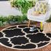 Black/White 168 x 0.2 in Area Rug - Winston Porter Herefordshire Geometric Black/Beige Indoor/Outdoor Area Rug | 168 W x 0.2 D in | Wayfair