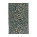 Blue/Green 72 x 0.39 in Area Rug - Langley Street® Elsberry Animal Print Handmade Tufted Wool Teal Area Rug Wool | 72 W x 0.39 D in | Wayfair