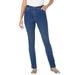 Plus Size Women's Stretch Slim Jean by Woman Within in Medium Stonewash (Size 30 W)