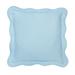 Florence 16" Square Pillow by BrylaneHome in Sky Blue