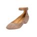 Plus Size Women's The Pixie Pump by Comfortview in Dark Taupe (Size 9 W)