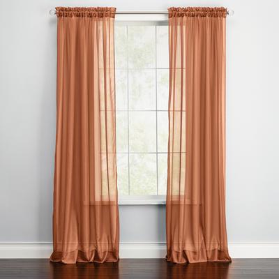 BH Studio Sheer Voile Rod-Pocket Panel Pair by BH ...