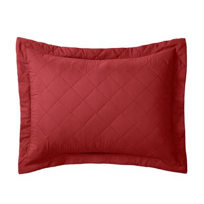 BH Studio Reversible Quilted Sham by BH Studio in Garnet Taupe (Size KING) Pillow