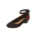 Plus Size Women's The Pixie Pump by Comfortview in Multi Embroidery (Size 12 W)
