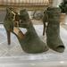 Michael Kors Shoes | Michael Kors Suede Heels | Color: Green | Size: 38.5