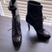 Burberry Shoes | Burberry Black Lace Up Boots | Color: Black | Size: 6