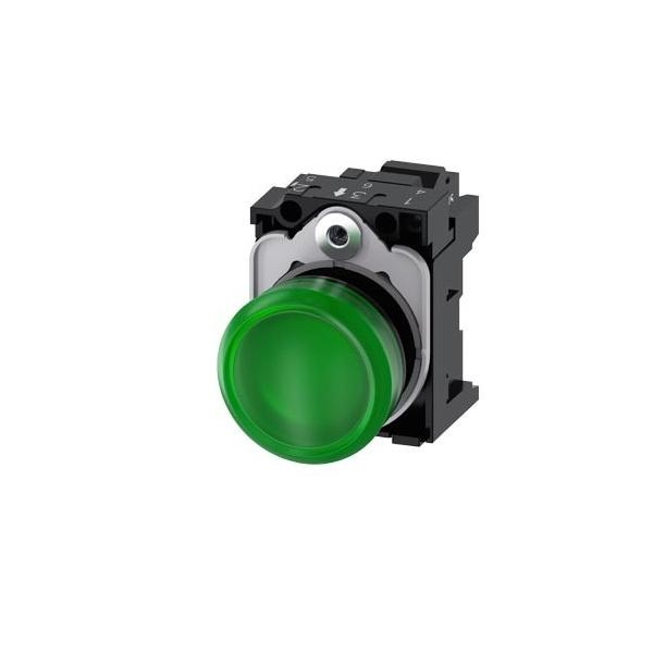 Siemens Dig.Industr. Leuchtmelder 3SU1106-6AA40-3AA0 3SU11066AA403AA0 Image