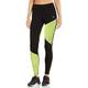 PUMA Women's Graphic Running Tights Leggings, Black-Fizzy Yellow, XS