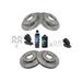 2012-2017 Kia Rio Front and Rear Brake Pad and Rotor Kit - TRQ BKA19505