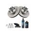 1998-2002 Ford Ranger Front Brake Pad and Rotor Kit - TRQ BKA19502